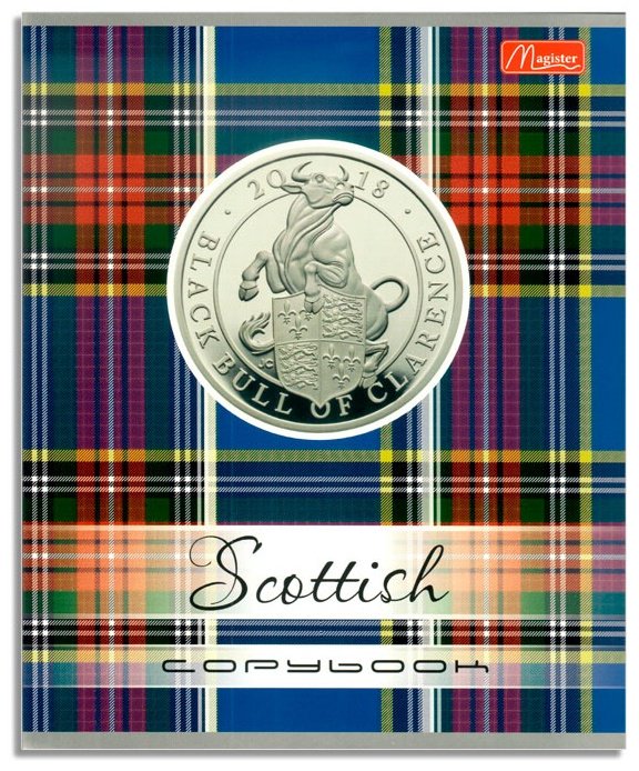 Тетрадь Magister Scottish Copybook ТО48-SHC, 48 листов, А5, разметка клетка, мягкая обложка купить,NaN