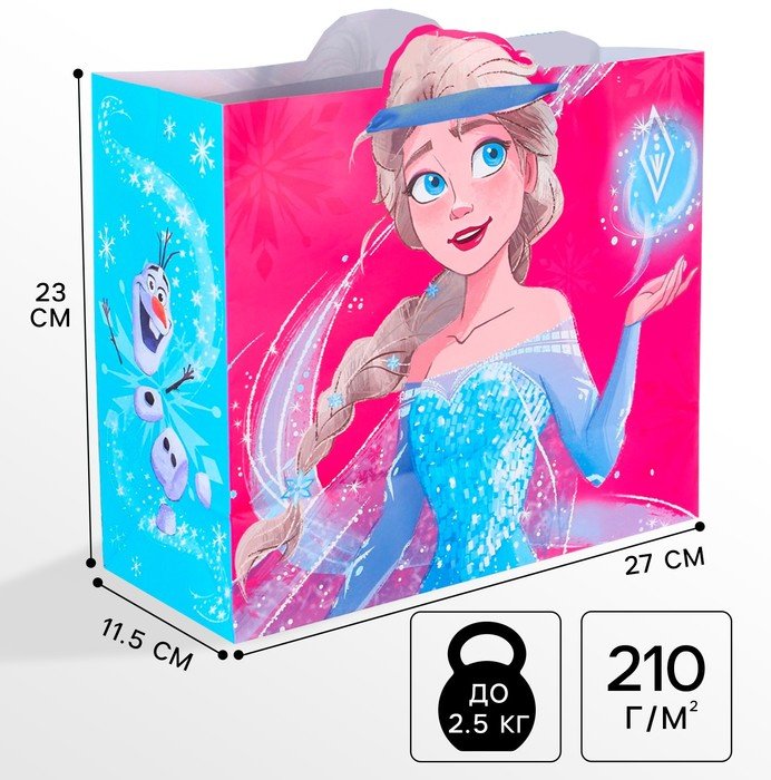 Подарочный пакет Холодное сердце Disney 1 шт бумага 23х27 см купить,NaN