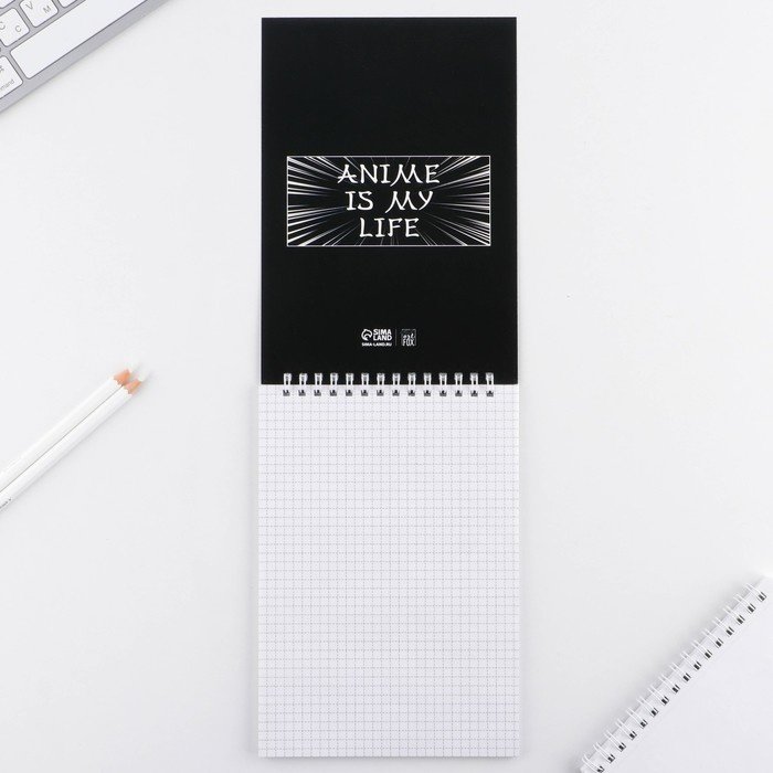 ArtFox блокнот Аниме, A5, 40 листов, черный купить,NaN