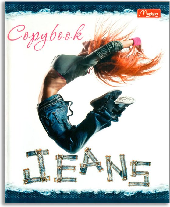 Набор общих тетрадей Magister Jeans Copybook, 36 л, А5+, клетка, мягкая обложка, 4 шт купить,NaN