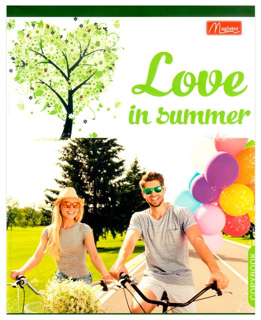 Набор общих тетрадей Magister Love Story, TO48-LS, 48 л, А5+, клетка, мягкая обложка, 4 шт купить,NaN