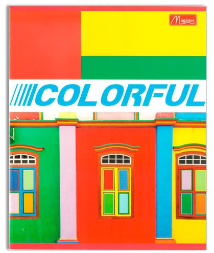 Набор общих тетрадей Magister Colorful, 48 л, А5+, клетка, мягкая обложка, 4 шт купить,NaN