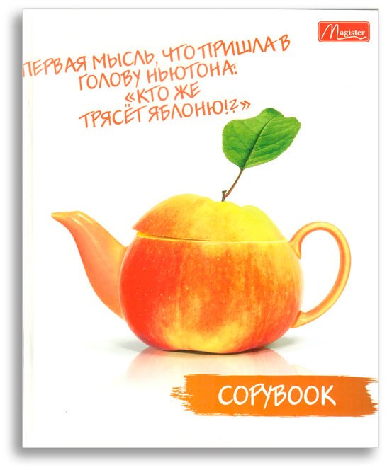 Набор общих тетрадей Magister Fruit Book, 48 л, А5+, клетка, мягкая обложка, 4 шт купить,NaN