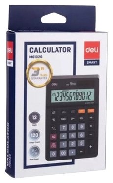 DELI M01320, 12-разрядный, черный купить,NaN