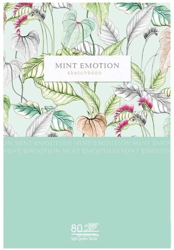 Скетчбук BG Mint Emotio А5 80л купить,NaN