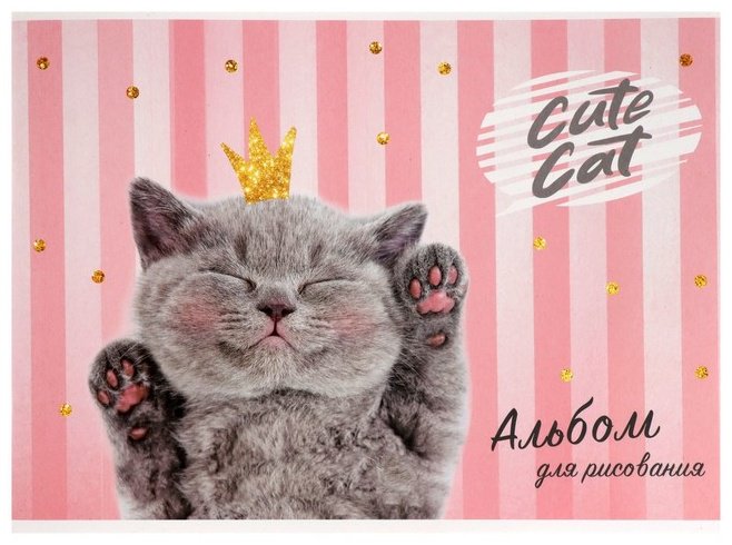Альбом Calligrata Cat lady, 5666536 A4 40 листов купить,NaN