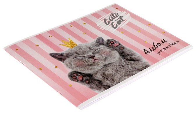 Альбом Calligrata Cat lady, 5666536 A4 40 листов купить,NaN