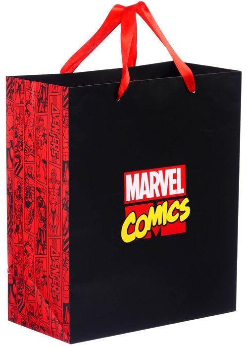 Подарочный пакет Мстители Marvel 1 шт бумага 23х27 см купить,NaN