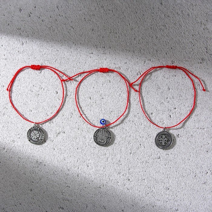 Браслет длина 25 см текстиль, металл купить,NaN