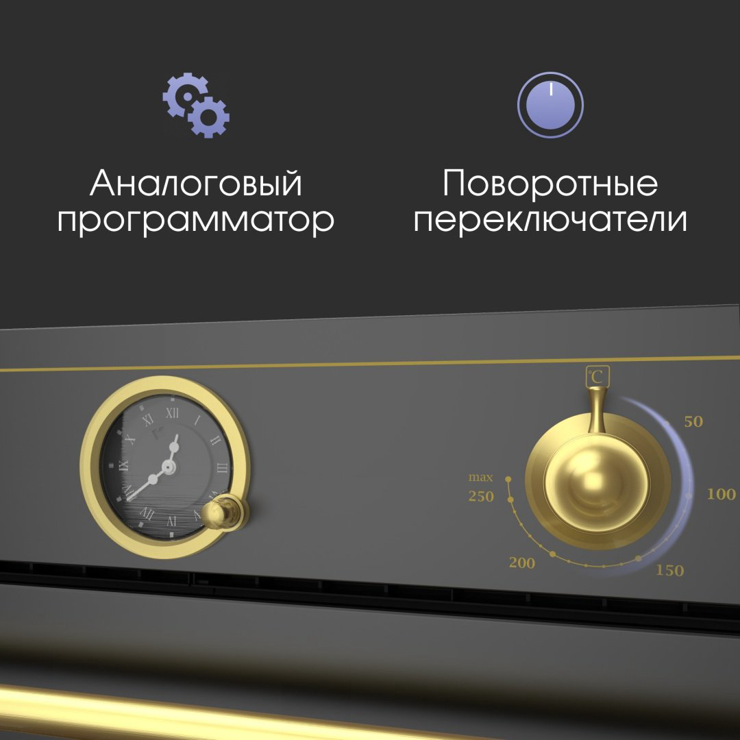 Духовой шкаф Zigmund &amp; Shtain E 166 B черный купить,NaN