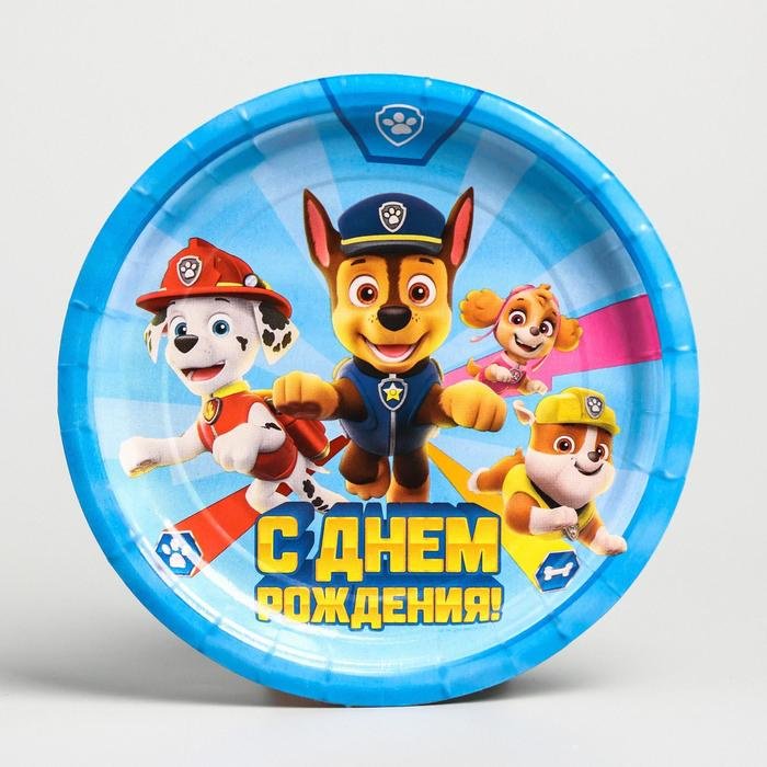 PAW тарелка 104707 мультиколор 10 шт купить,NaN