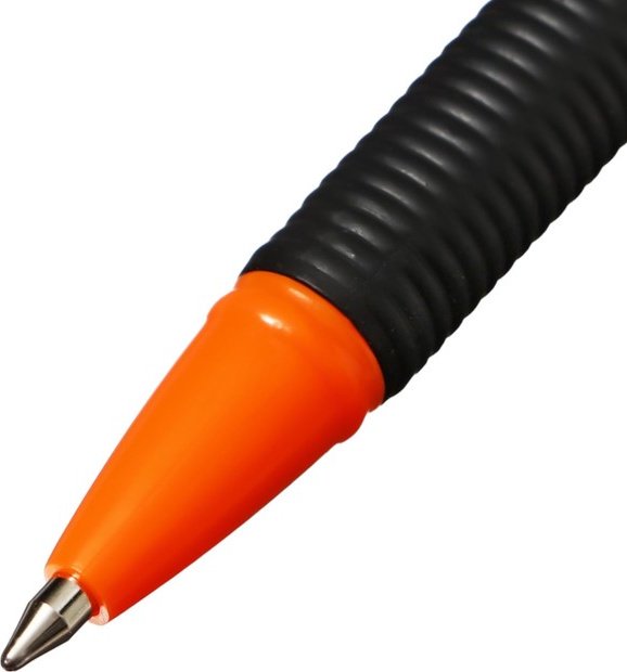 Ручка шариковая Erich Krause R-301 Orange Stick & Grip 5 шт, 0.7 мм, цвет чернил черный купить,NaN