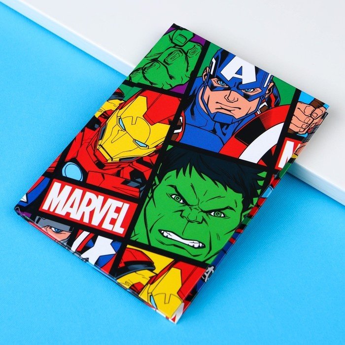 блокнот Marvel Мстители, A6, 64 листов, мультиколор купить,NaN