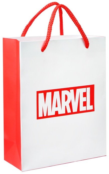 Подарочный пакет Marvel 1 шт бумага 12х15 см купить,NaN