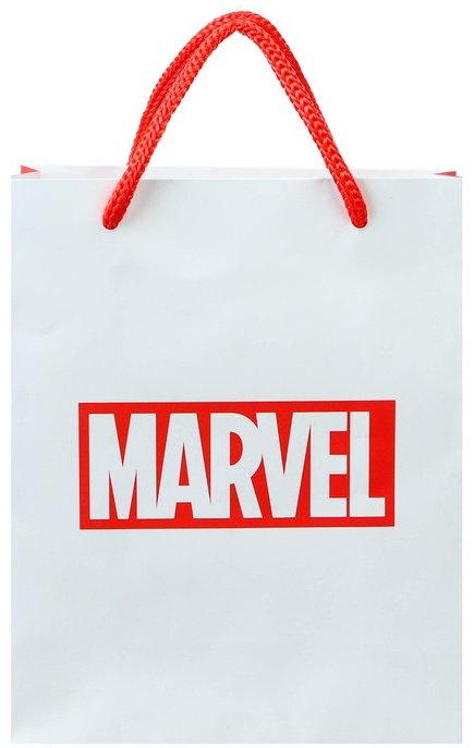 Подарочный пакет Marvel 1 шт бумага 12х15 см купить,NaN