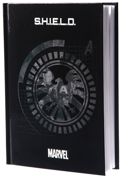 ежедневник Marvel Marvel, Мстители, S.H.I.E.L.D, A5, 80 листов, черный купить,NaN