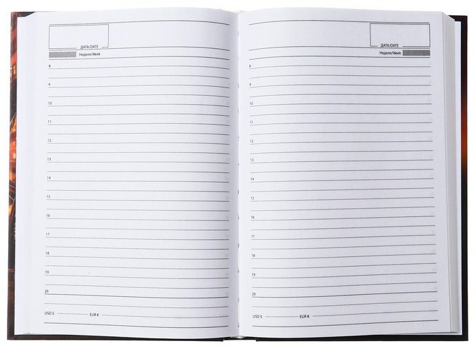 Ежедневник Calligrata Мужчина у авто, A5, 160 л, мультиколор купить,NaN