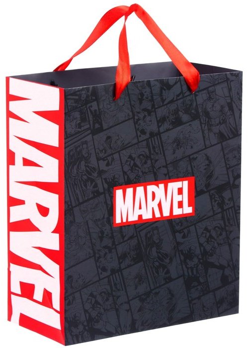 Подарочный пакет Мстители Marvel 1 шт бумага 23х27 см купить,NaN