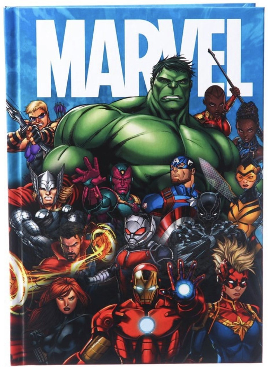 Marvel,9304210 A5, 80 листов, черный купить,NaN