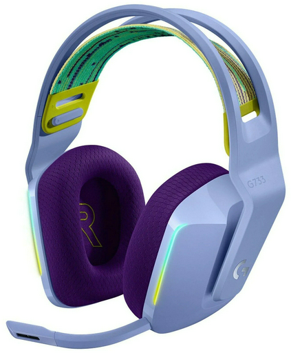 Наушники Logitech G733 Lightspeed фиолетовые