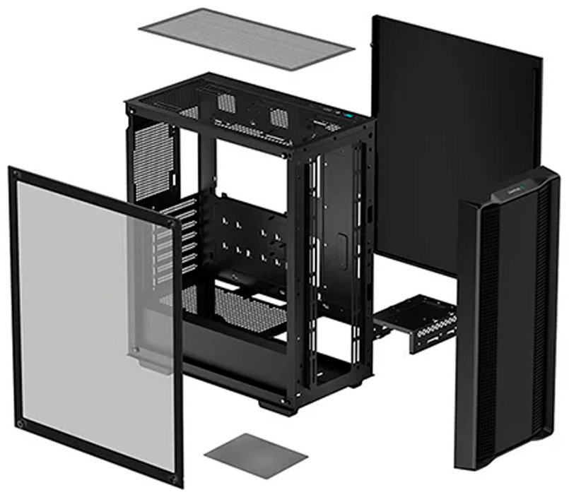 Корпус Deepcool R-CC560-BKNAA0-G-2 черный купить,NaN