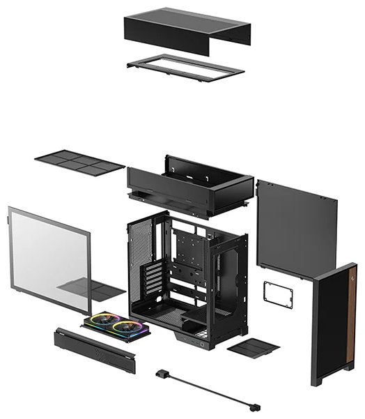 Корпус Deepcool CL660 черный купить,57222