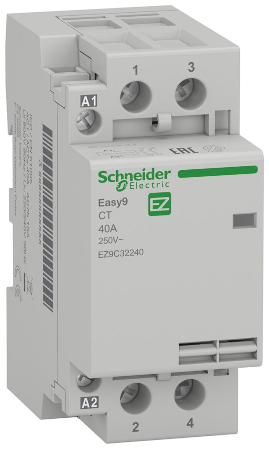 Schneider Electric модульный контактор 40A, EZ9C32240