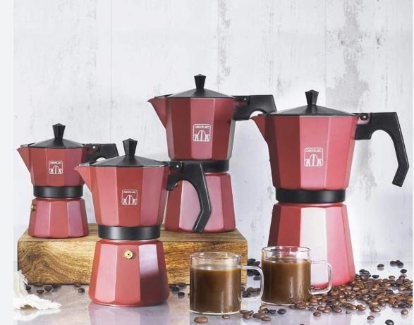 Кофеварка Cecotec Mokclassic 900 бордовый