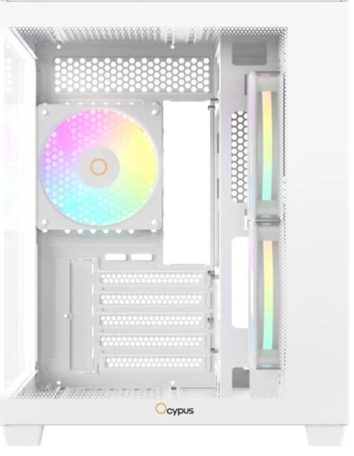 Корпус Ocypus Gamma C54 ARGB (Gamma-C54-WHD300XX-GL) белый купить,NaN