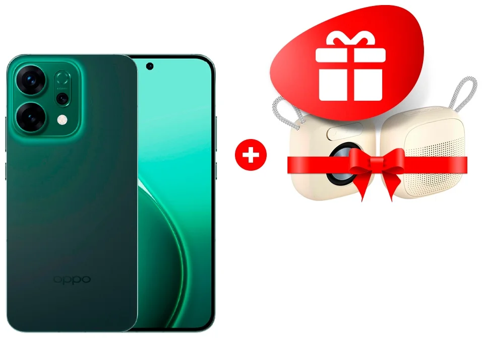 Смартфон Oppo Reno14 5G 12/512 Luminous Green + подарок купить,NaN