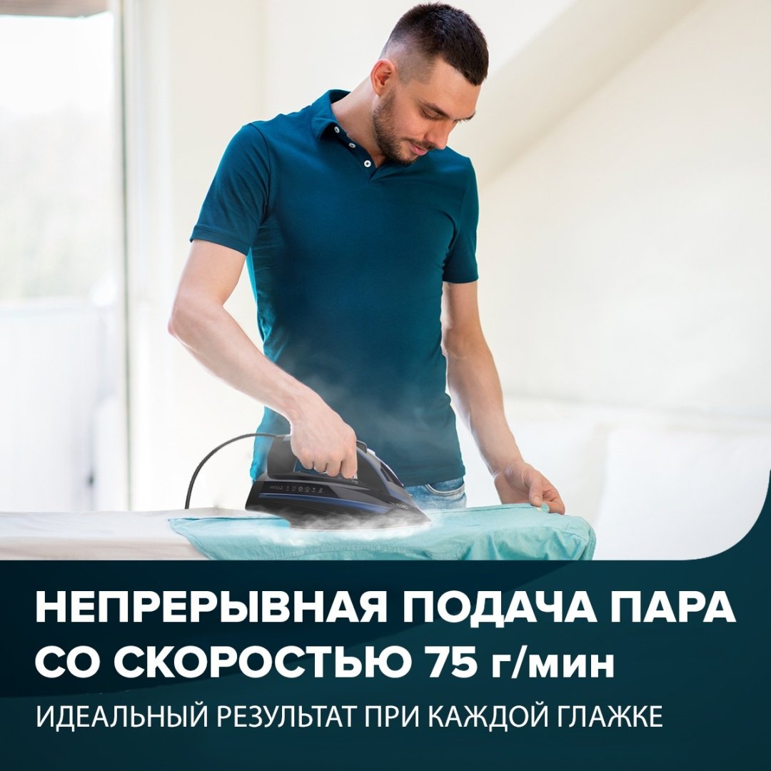 Утюг Cecotec IronHero 3200 i-Pump Anodized черный