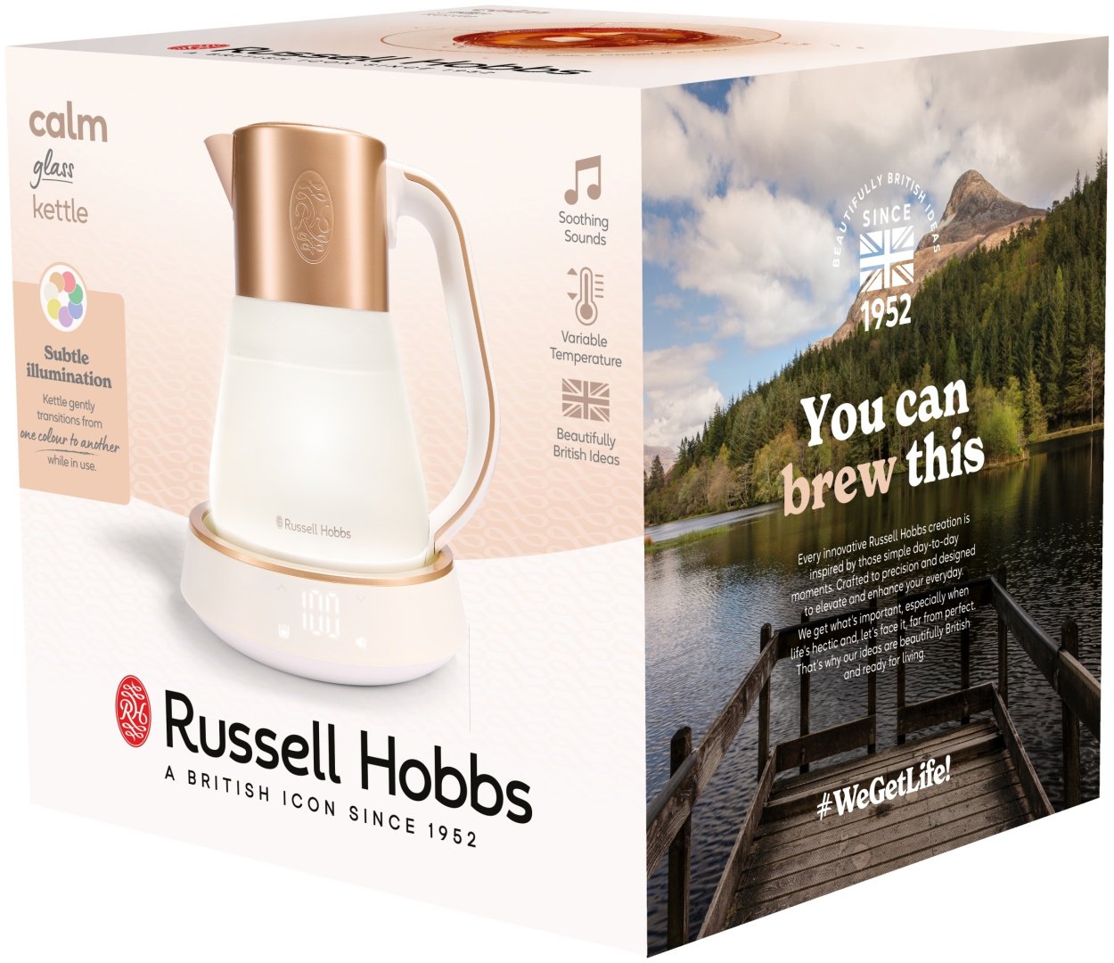 Электрочайник Russell Hobbs 27450-70 белый, медный