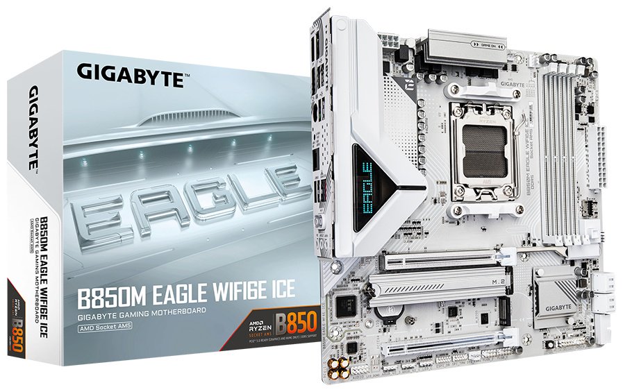 Материнская плата GIGABYTE B850M EAGLE WF6E ICE купить,140340