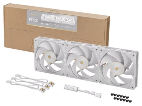Кулер для корпуса ASUS PROART PF120 FAN PWM WHITE 3IN1 белый