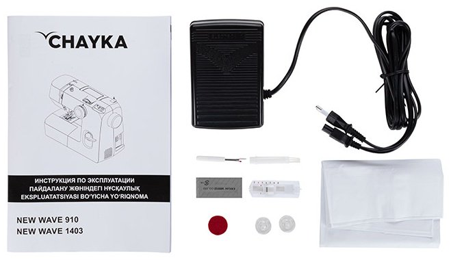 Швейная машина CHAYKA NEW WAVE 910 белый, фиолетовый - ForteMarket Швейная машина CHAYKA NEW WAVE 910 белый, фиолетовый купить,61500