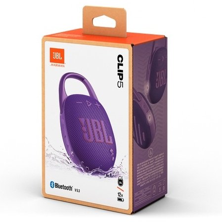 Портативная колонка JBL Clip 5 фиолетовый купить,39365