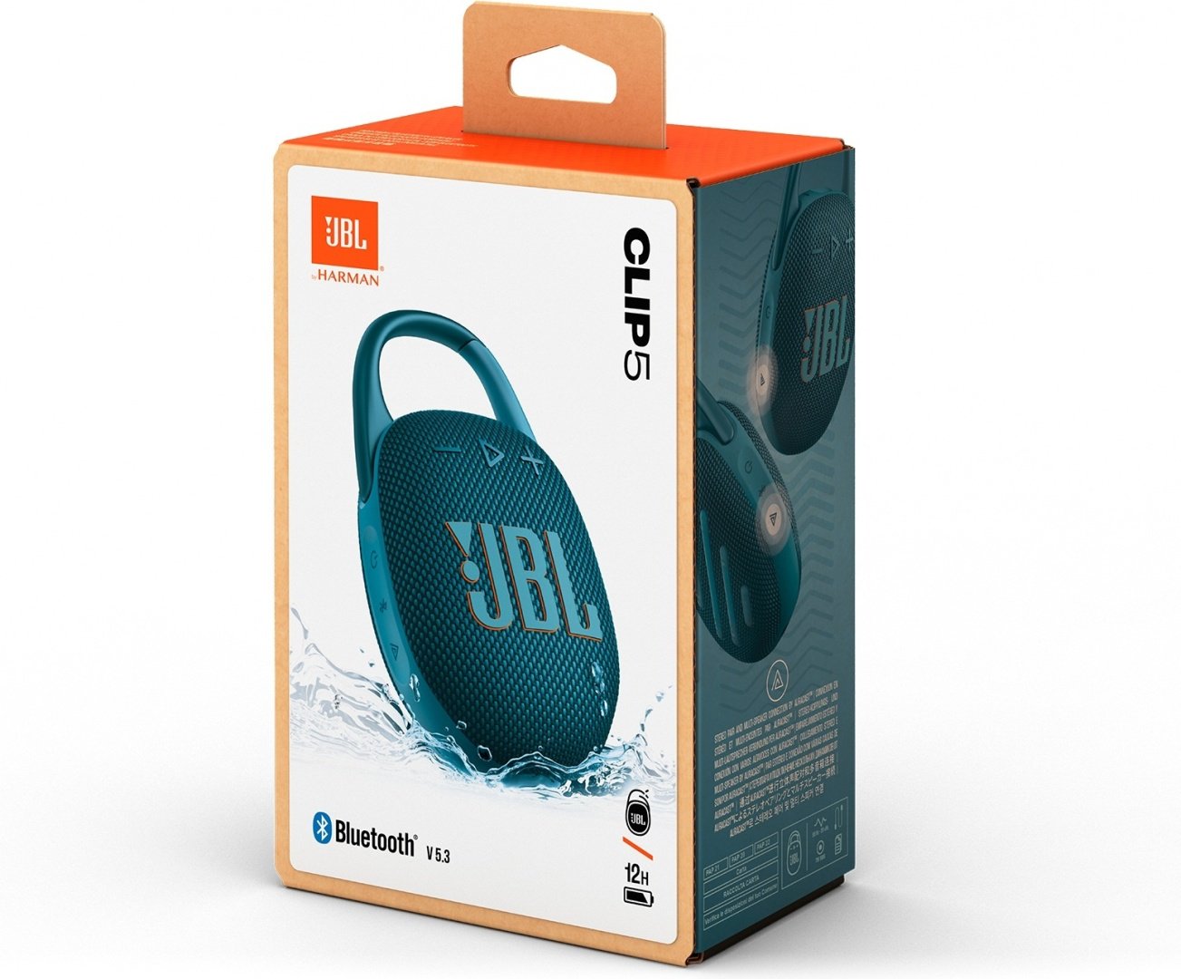 Портативная колонка JBL Clip 5 синий купить,46311
