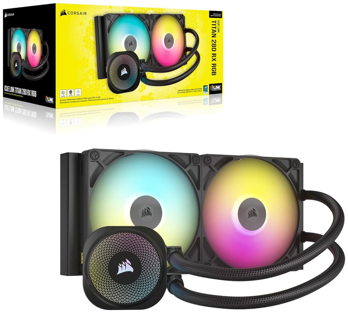Система охлаждения Corsair iCUE LINK TITAN 280 RX RGB AIO (CW-9061017-WW)