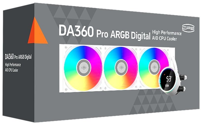 Система охлаждения PCcooler DA360 Pro ARGB Digital белый купить,35990