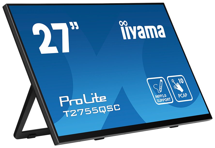Монитор 23.8" Iiyama T2755QSC-B1 черный