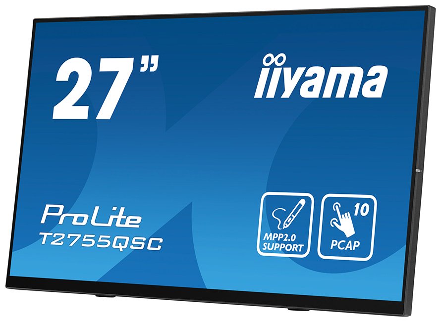 Монитор 23.8" Iiyama T2755QSC-B1 черный