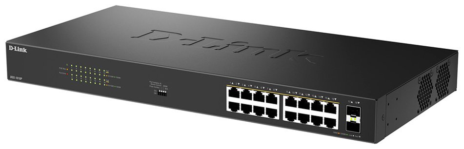 Коммутатор D-link DGS-1018P/B1A