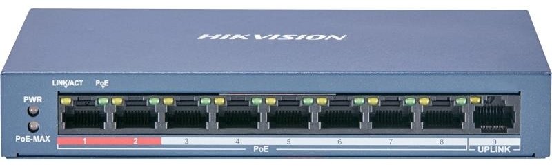 Коммутатор Hikvision DS-3E0109P-E/M(B)