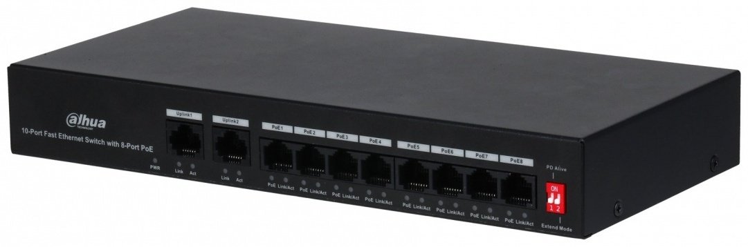 Коммутатор Dahua DH-PFS3010-8ET-65