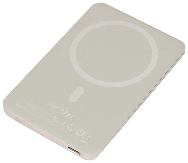 Внешний аккумулятор Baseus PicoGo AM41 Ultra-Slim P1007680C853-00 5000 мАч 20 Вт серебристый