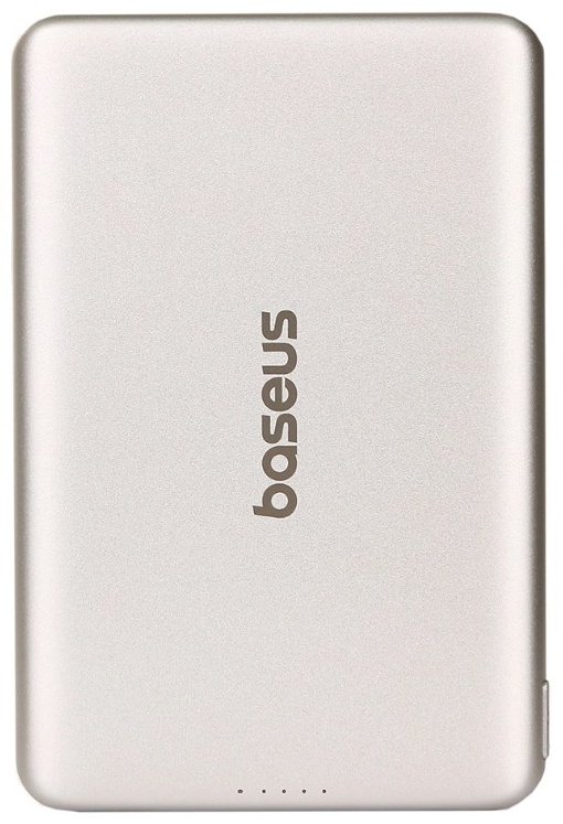 Внешний аккумулятор Baseus PicoGo AM41 Ultra-Slim P1007680C853-00 5000 мАч 20 Вт серебристый