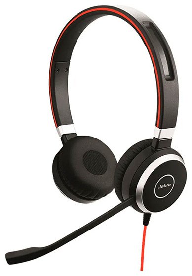Наушники Jabra EVOLVE 40 MS Stereo USB-C черный купить,NaN