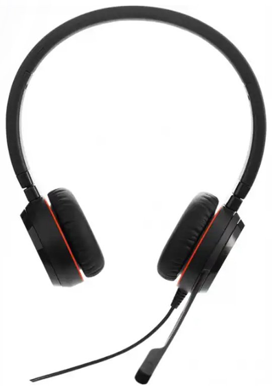 Наушники Jabra EVOLVE 30 II Stereo MS USB C/A adapter черный
