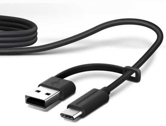 Наушники Jabra EVOLVE 30 II Stereo MS USB C/A adapter черный