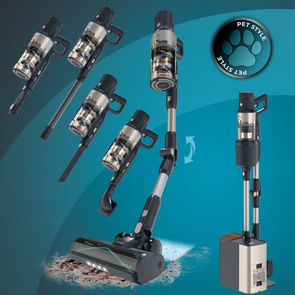 Пылесос Cecotec Conga Rockstar 5500 Hurricane Station Pet Flex бронзовый